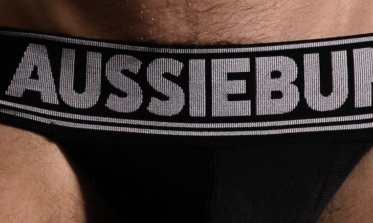 Samodržící bezešvé prádlo AussieBum THE CUP Black6 - kópia_729px